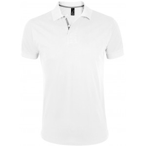 POLO PIQUÉ M/M 2 BOT PORTLAND MEN BRANCO